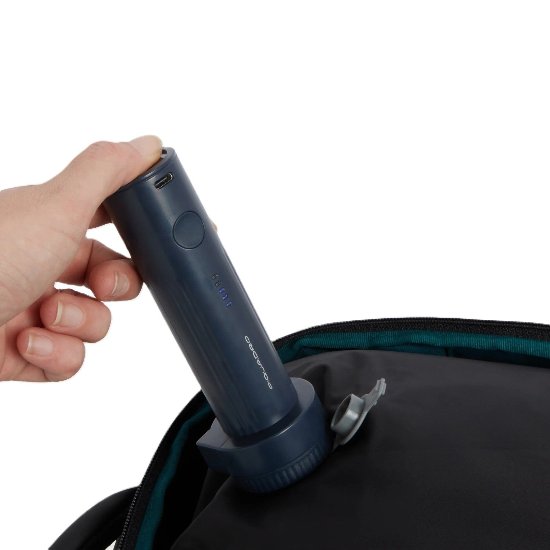 Piquadro AC7293TA Sacca sottovuoto con pompa elettrica.