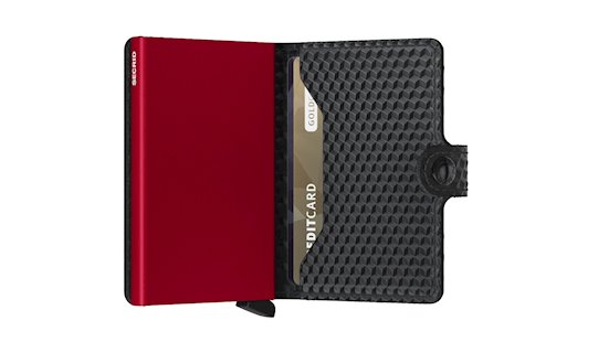 Secrid Miniwallet Cubic Black-Red