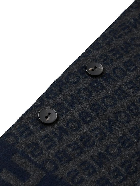 Borbonese 6DA081 mantella blu/antracite