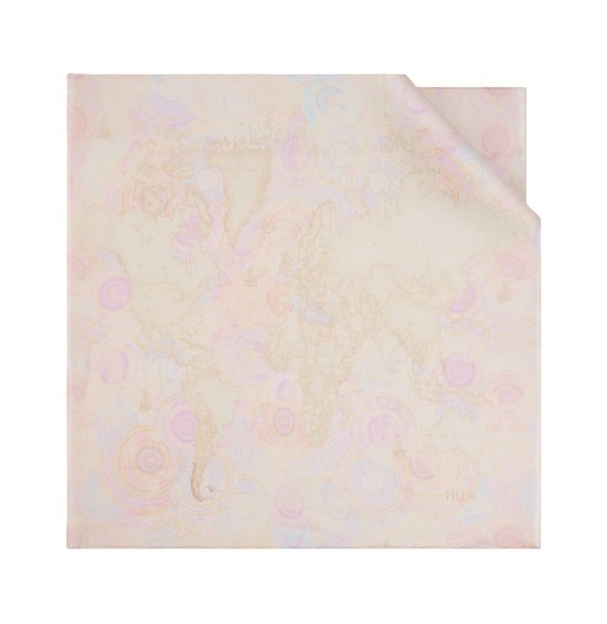 Alviero Martini 1ª Classe foulard KF127 Geo Dots Art sabbia