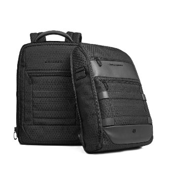 Piquadro Hexagon CA6828W139 zaino modulabile 2 in 1 nero 