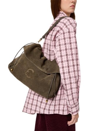Coccinelle AAV9G1303 Lidia Suede fango