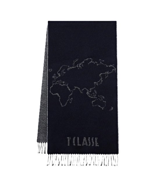 Alviero Martini 1ª Classe sciarpa KS606 blu cobalto