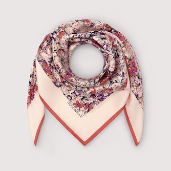 Coccinelle foulard NVV 380101 multi creamy pink