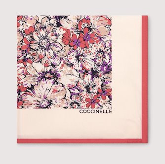 Coccinelle foulard NVV 380101 multi creamy pink