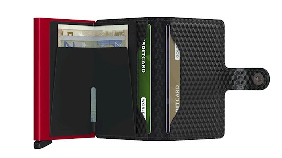 Secrid Miniwallet Cubic Black-Red