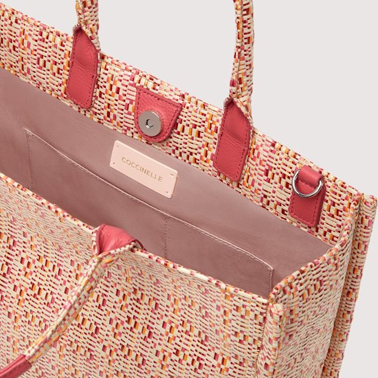 Coccinelle ANHM 180201 Never Without Bag Paglia multicolor paprik/cranberry