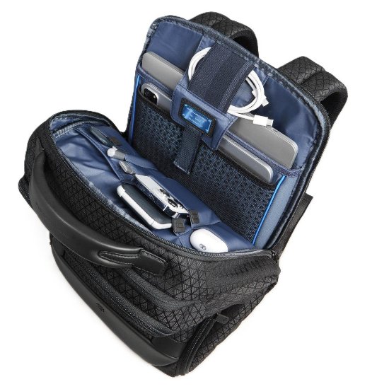 Piquadro Hexagon CA6828W139 zaino modulabile 2 in 1 nero 