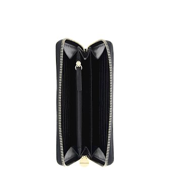 Borbonese portafoglio zip around 930111I61 in pelle nero