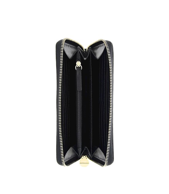 Borbonese portafoglio zip around 930111I61 in pelle nero