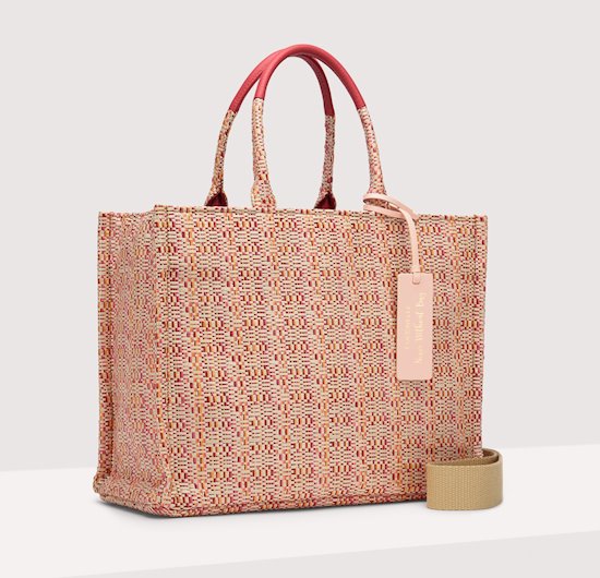 Coccinelle ANHM 180201 Never Without Bag Paglia multicolor paprik/cranberry