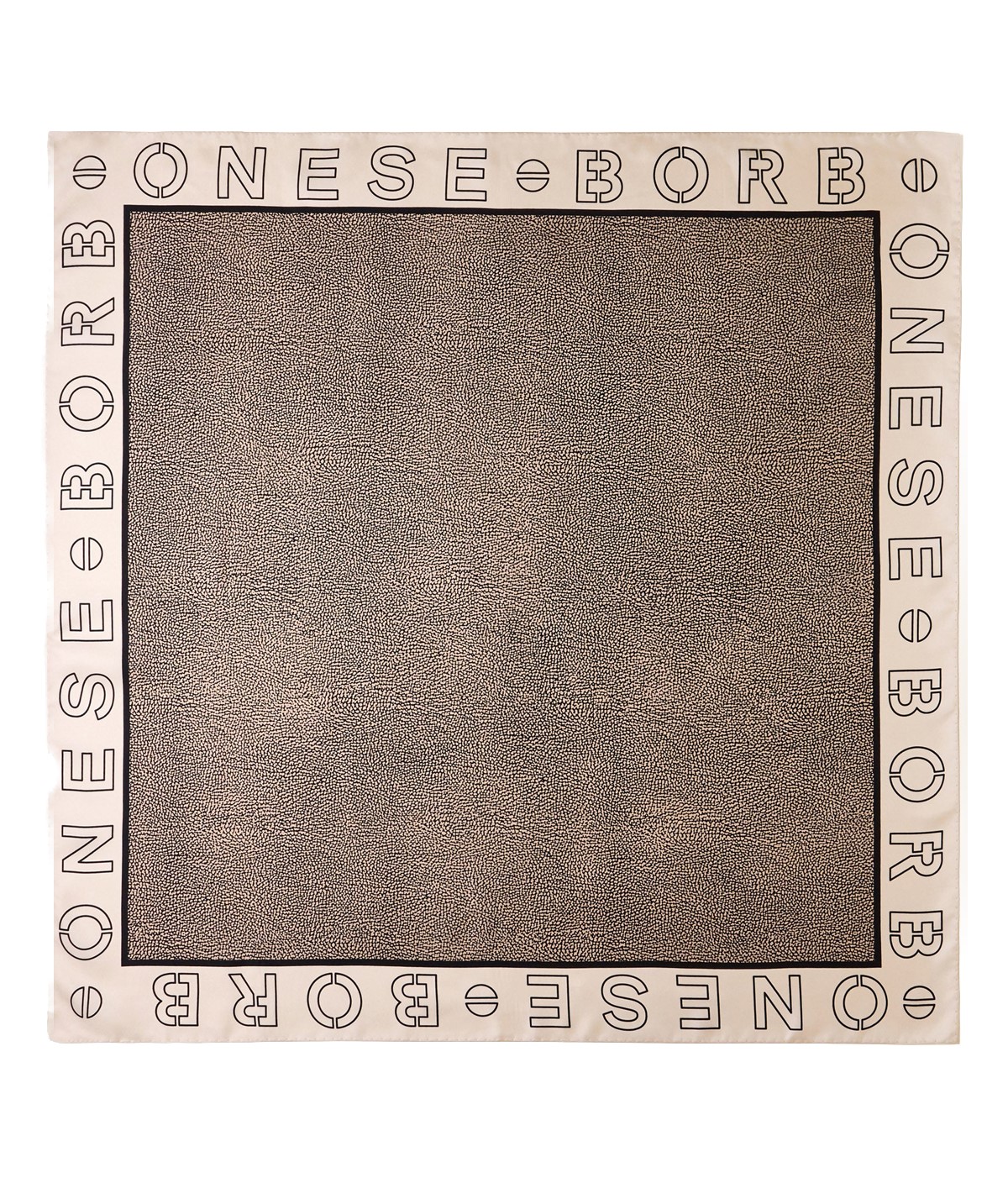 Borbonese foulard 6DP044TE2 chantilly cream/OP natural