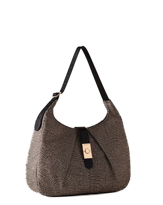 Borbonese 923938I15 Cortina media OP naturale/nero