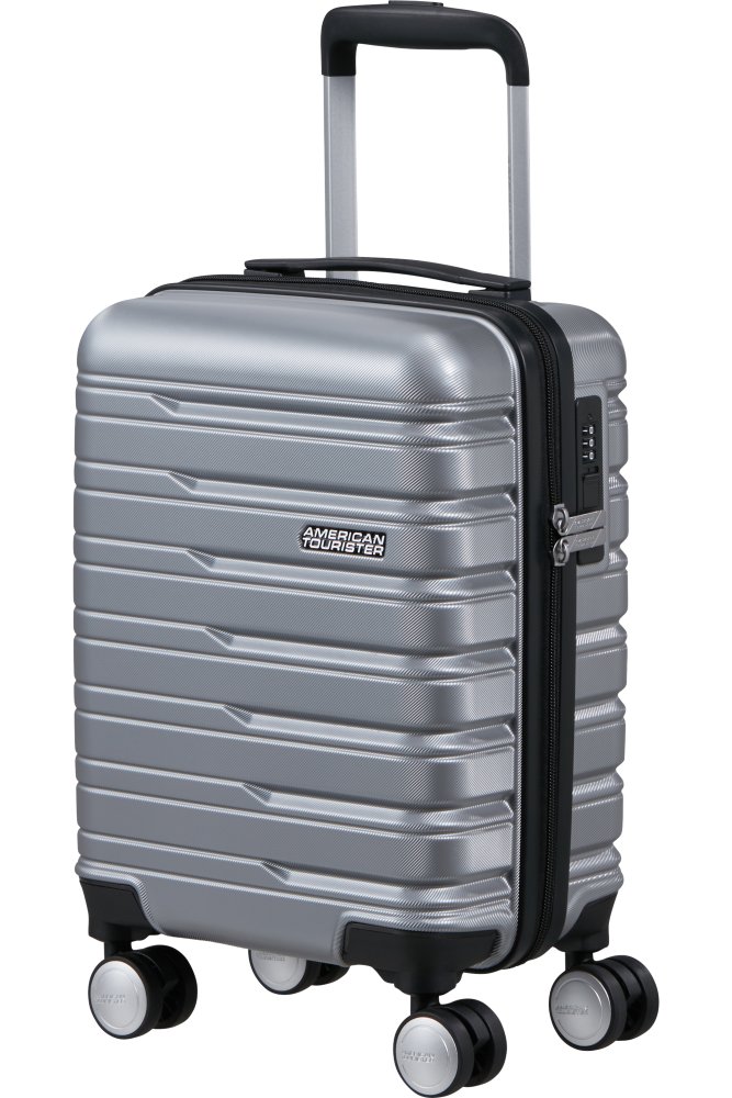 American Tourister Flashline ME8*008 Spinner con ruote rimovibili Sky Silver