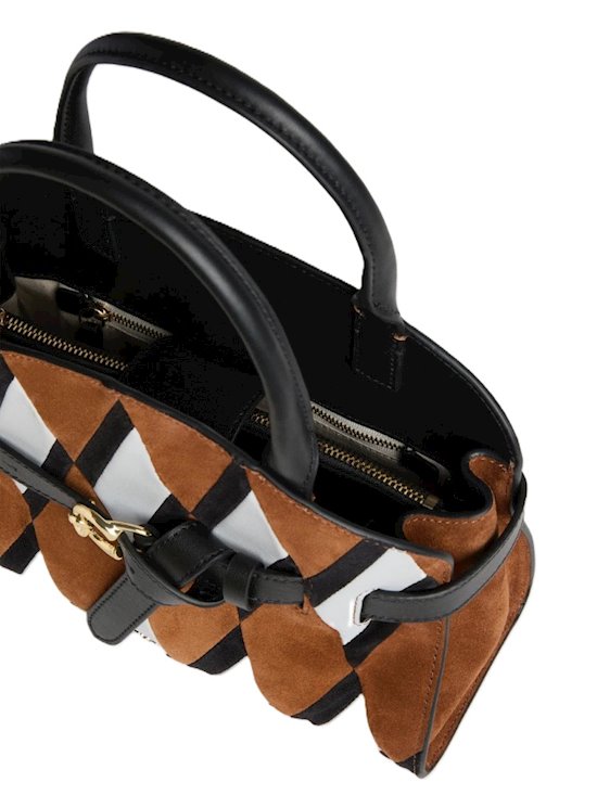Coccinelle AATLD1802 Sabine New geometric multi cognac//nero