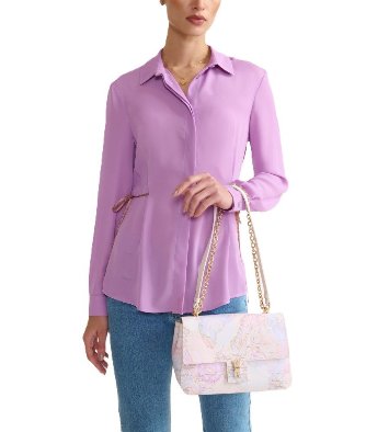 Alviero Martini 1ª Classe AALF02 Bay Lock Bag stampa Geo Dots Art.