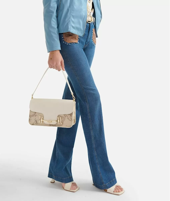 Alviero Martini 1ª Classe AGZ98 Marina Bag avorio