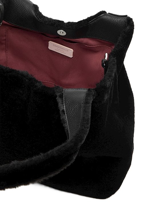Coccinelle ATHD1101 C-Easy eco-fur nera