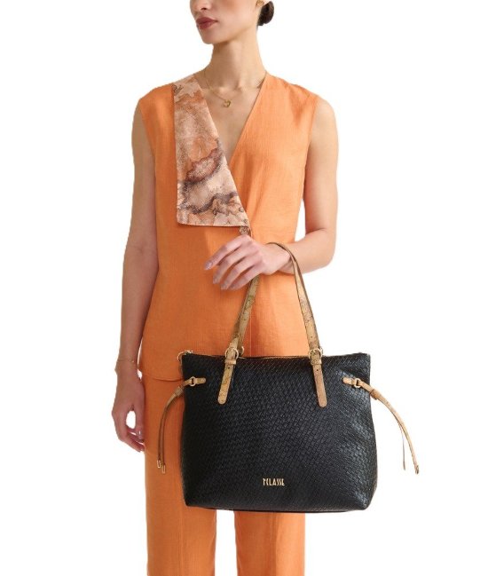 Alviero Martini 1ª Classe ALE42 Golden Dune nera