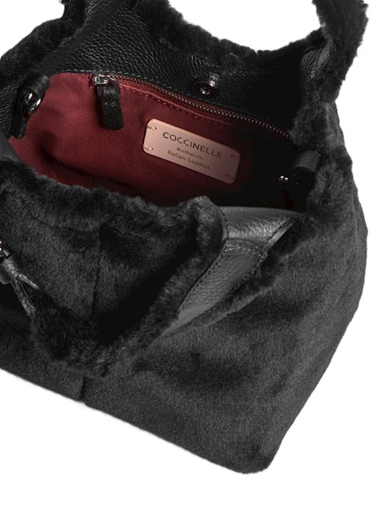Coccinelle ATHD5801 C-Easy eco-fur nera