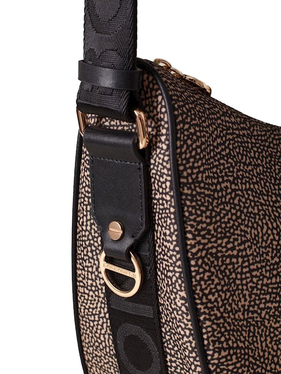 Borbonese Luna Middle 934411I15 OP classico/nero