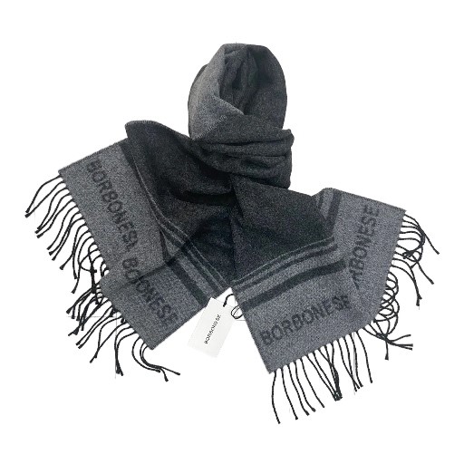 Borbonese sciarpa 6DA079U92 grigio/antracite