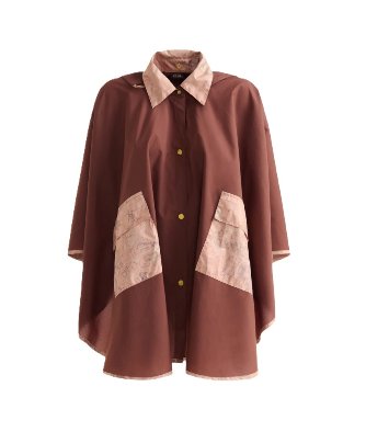 Alviero Martini 1ª Classe poncho impermeabile corto 910-E marrone