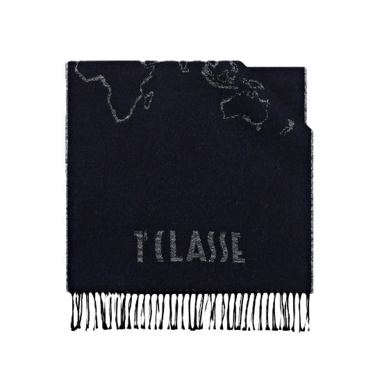 Alviero Martini 1ª Classe sciarpa KS606 blu cobalto