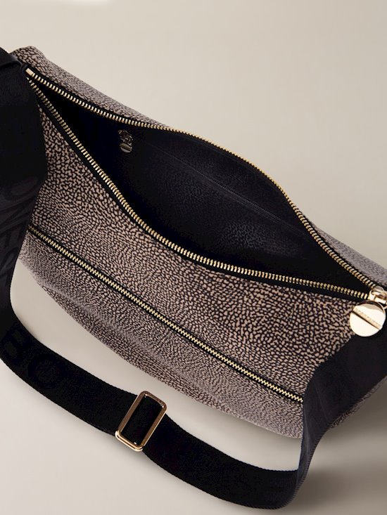 Borbonese Luna bag Small 934107I15 OP classico/nero
