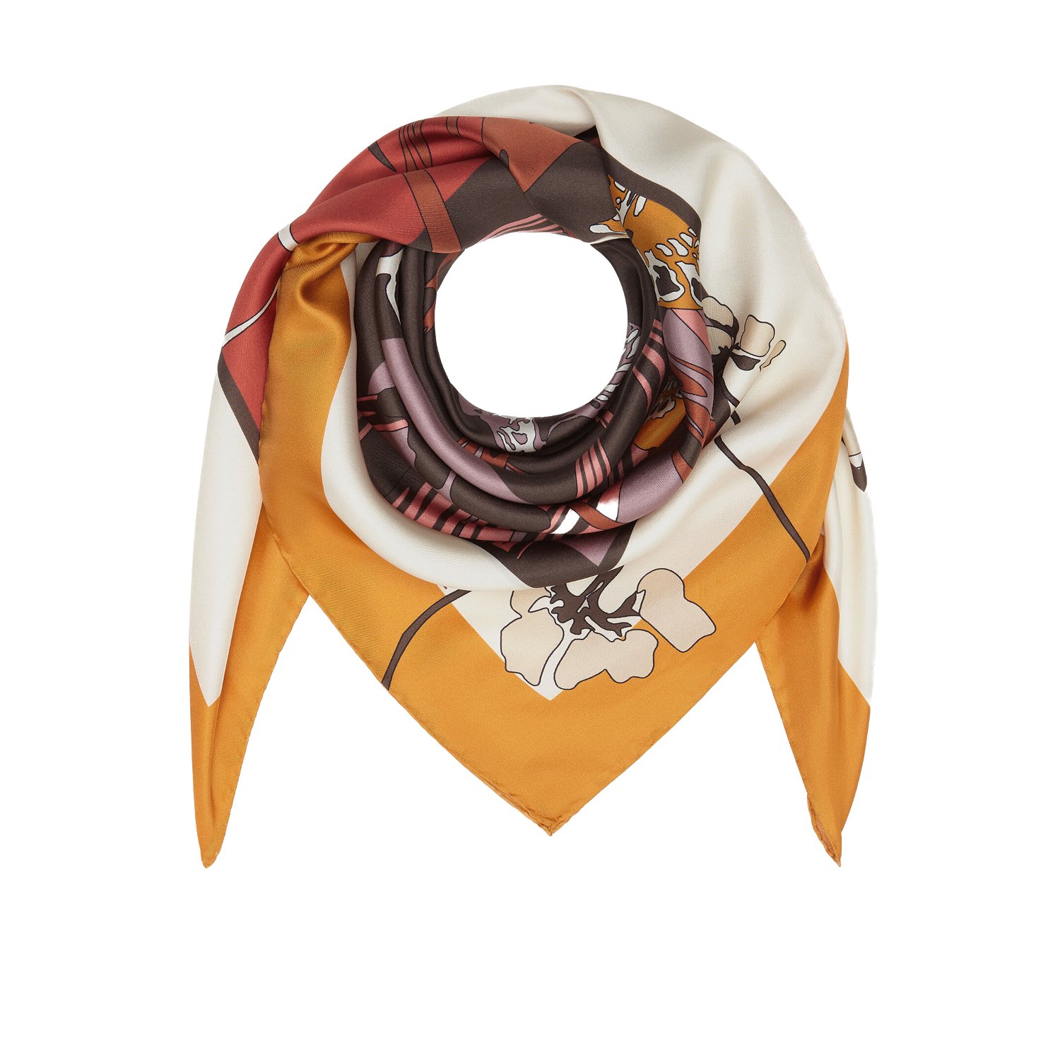 Foulard Symphonique Nautique En Microfibre Polyester - Couleurs Bleu, Rouge, Marine, Blanc, Or