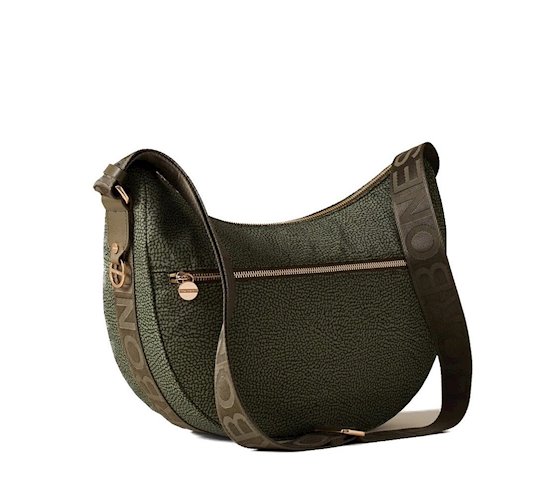 Borbonese Luna bag Middle 934108I15 military green