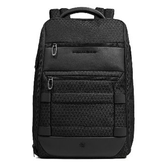 Piquadro Hexagon CA6828W139 zaino modulabile 2 in 1 nero 