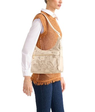 Alviero Martini 1ª Classe ALE58 Soft Petals Geo Safari rafia