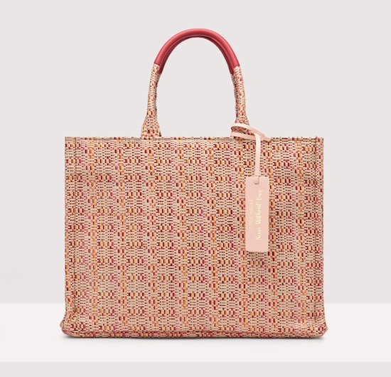 Coccinelle ANHM 180201 Never Without Bag Paglia multicolor paprik/cranberry