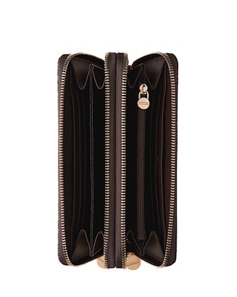 Borbonese portafoglio 930160I15 zip around doppio OP natural/black
