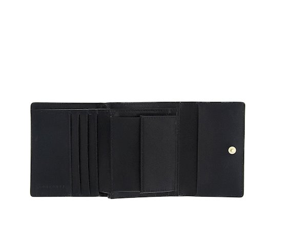 Borbonese portafoglio 920094AB6 in pelle nero