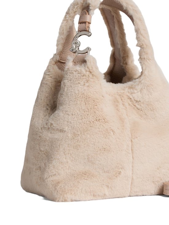 Coccinelle ATHD5801 C-Easy eco-fur natural/rosette