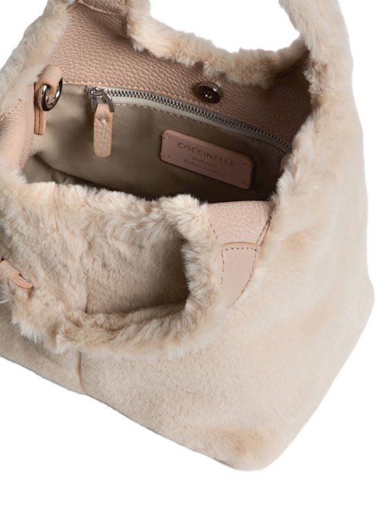 Coccinelle ATHD5801 C-Easy eco-fur natural/rosette