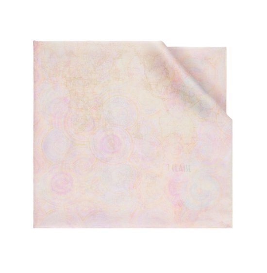 Alviero Martini 1ª Classe sciarpa KS635 Geo Dots Art sabbia