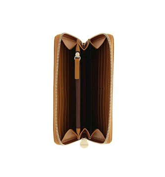 Borbonese portafoglio zip around 930111I61 in pelle cuoio
