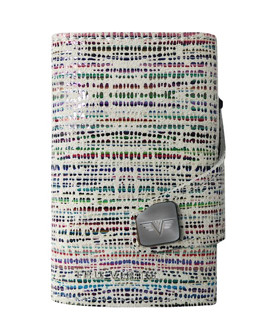 Click & Slide Wallet Bamboo Crème/Silver
