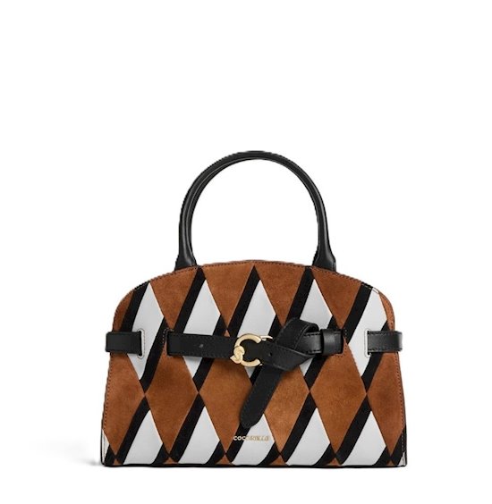 Coccinelle AATLD1802 Sabine New geometric multi cognac//nero
