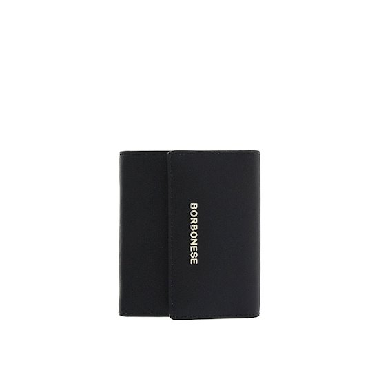 Borbonese portafoglio 920094AB6 in pelle nero