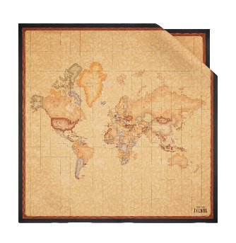 Alviero Martini 1ª Classe foulard Geo Classic K3190 bordo nero