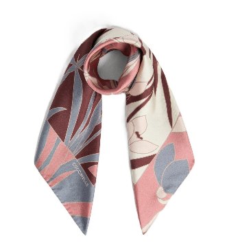 Coccinelle foulard VAU38 multi winter rose